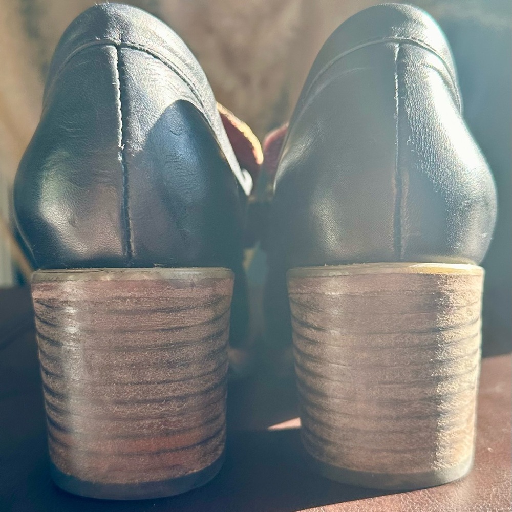 FREEBIRD by Steven - Bristol in Navy Multi, Heeled Loafer Size 8. - Picture 3 of 5